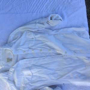 White CONVERSE ONESTAR Button Up